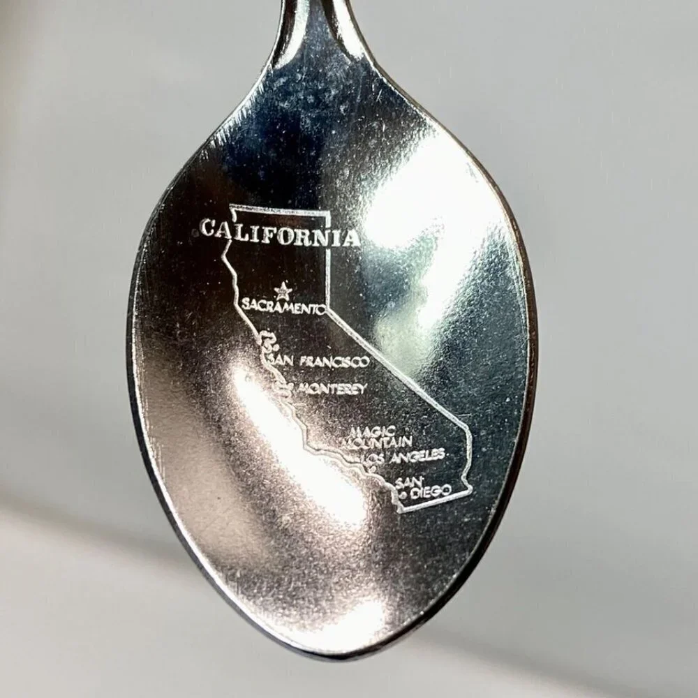 California Stamped Souvenir Spoon 4‎ 5/8